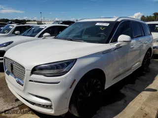 2021 Lincoln Aviator Reserve with VIN 5LM5J7WCXMGL14290, listed as a Copart auction lot 73789144 with 0 mi miles and Non Repairable. Bid and sale history available at carsss.com. Image 1.