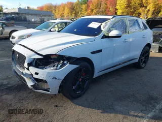 2020 Jaguar F-Pace 25t Checkered Flag Edition with VIN SADCP2FX8LA641778, listed as a IAAI auction lot 40584435 with 53,823 mi miles and . Bid and sale history available at DreamBid. Image 2.