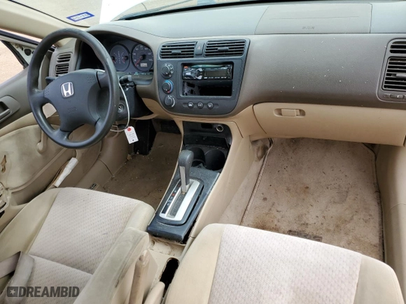 2004 Honda Civic VP with VIN 1HGEM22184L018716, listed as a Copart auction lot 43694793 with 132,119 mi miles and Non Repairable. Bid and sale history available at carsss.com. Image 8.