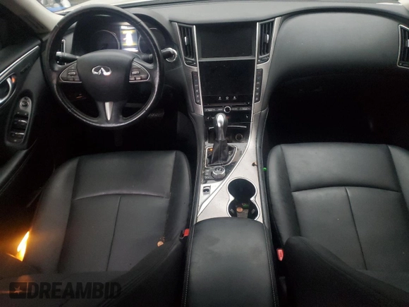 2016 Infiniti Q50 2.0t Premium with VIN JN1CV7AR0GM252213, listed as a Copart auction lot 84420874 with 100,763 mi miles and Salvage Title. Bid and sale history available at carsss.com. Image 8.