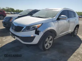 2013 Kia Sportage LX with VIN KNDPB3A29D7374548, listed as a Copart auction lot 50899884 with 118,032 mi miles and Salvage title. Bid and sale history available at DreamBid. Image 1.