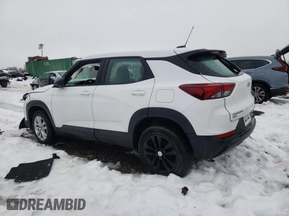 2021 Chevrolet TrailBlazer LS with VIN KL79MNSL1MB025805, listed as a Copart auction lot 38653644 with 41,539 mi miles and . Bid and sale history available at DreamBid. Image 2.