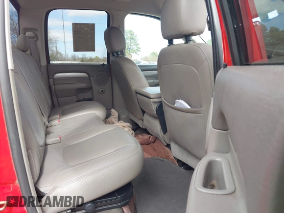 2005 Dodge 2500 SLT with VIN 3D7KS28C35G785006, listed as a IAAI auction lot 41487939 with 196,833 mi miles and . Bid and sale history available at DreamBid. Image 8.