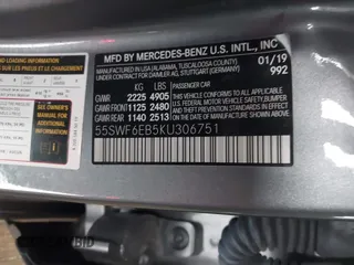 2019 Mercedes-Benz C 43 AMG с VIN 55SWF6EB5KU306751, выставлен на аукционе IAAI как лот 41464413 с пробегом 81 507 миль миль и . История ставок и продаж доступна на DreamBid. Изображение 9.