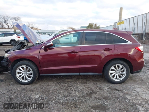 2017 Acura RDX w/Technology Pkg with VIN 5J8TB4H5XHL029032, listed as a IAAI auction lot 40982964 with 124,253 mi miles. Bid and sale history available at carsss.com. Image 13.
