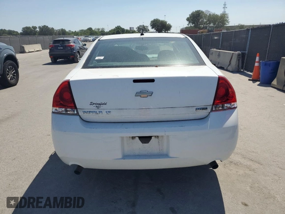 2012 Chevrolet Impala LT Fleet with VIN 2G1WG5E32C1333856, listed as a Copart auction lot 53059575 with 83,855 mi miles and Salvage Title. Bid and sale history available at DreamBid. Image 6.