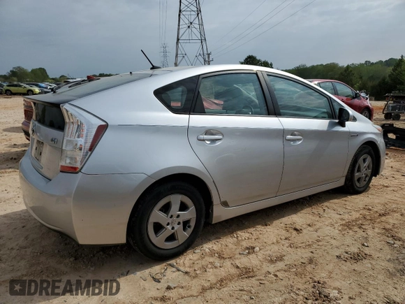 2010 Toyota Prius II with VIN JTDKN3DU5A5181691, listed as a Copart auction lot 52583355 with 191,452 mi miles and Salvage Title. Bid and sale history available at carsss.com. Image 3.