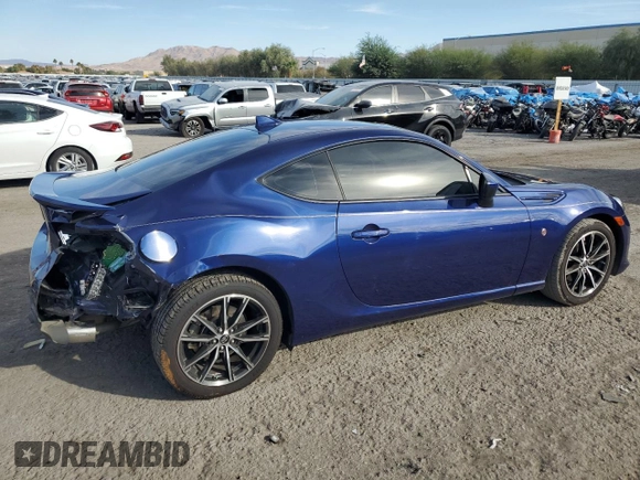 2017 Toyota 86 with VIN JF1ZNAA11H8701770, listed as a Copart auction lot 76038934 with 37,909 mi miles and Salvage Title. Bid and sale history available at carsss.com. Image 3.