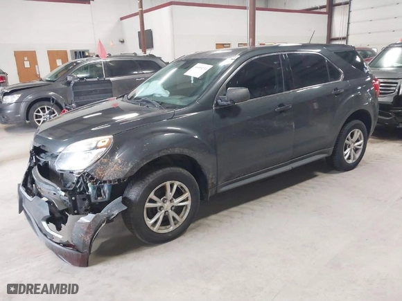 2017 Chevrolet Equinox LS with VIN 2GNFLEEK8H6240416, listed as a IAAI auction lot 41689254 with 133,696 mi miles. Bid and sale history available at carsss.com. Image 2.