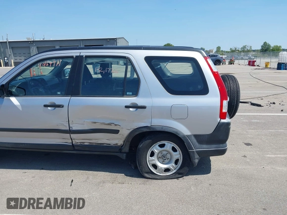 2005 Honda CR-V LX with VIN JHLRD78535C050081, listed as a IAAI auction lot 40169911 with 132,177 mi miles. Bid and sale history available at carsss.com. Image 6.