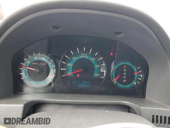 2010 Ford Fusion SEL with VIN 3FAHP0JG2AR238479, listed as a Copart auction lot 49634325 with 122,940 mi miles and Salvage Title. Bid and sale history available at carsss.com. Image 9.