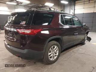 2021 Chevrolet Traverse LT Cloth with VIN 1GNEVGKW0MJ213636, listed as a IAAI auction lot 42084923 with 45,233 mi miles. Bid and sale history available at carsss.com. Image 4.