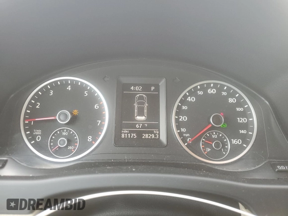 2012 Volkswagen Tiguan S z VIN WVGBV7AX0CW603364, wystawiony jako Copart lot #55048885 z przebiegiem 81 175 mil mil oraz Szkoda całkowita • Salvage title. Historia ofert i sprzedaży dostępna na DreamBid. Obrazek 9.