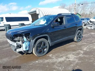 2019 Jeep Cherokee Latitude Plus with VIN 1C4PJMLB2KD291127, listed as a IAAI auction lot 41606517 with 146,986 mi miles. Bid and sale history available at carsss.com. Image 16.
