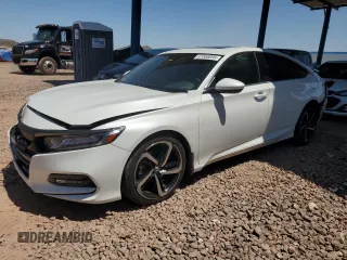 2019 Honda Accord Sport with VIN 1HGCV2F30KA023613, listed as a Copart auction lot 61568095 with 63,473 mi miles and Salvage title. Bid and sale history available at DreamBid. Image 1.