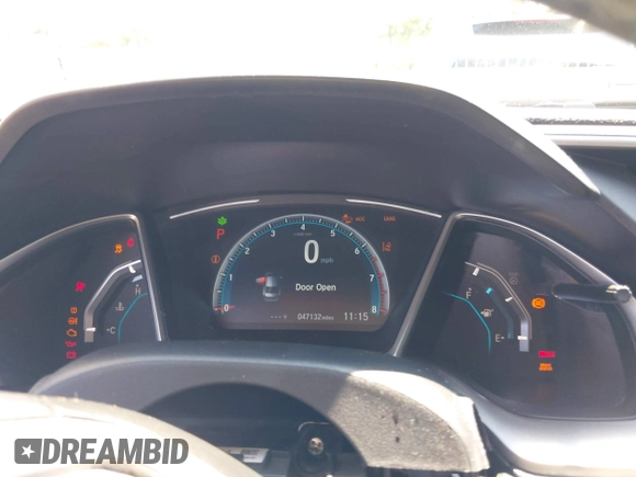2020 Honda Civic EX-L with VIN 19XFC1F71LE201736, listed as a IAAI auction lot 39805242 with 47,132 mi miles and . Bid and sale history available at DreamBid. Image 15.