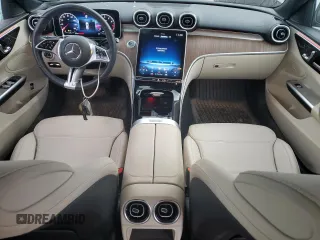 2022 Mercedes-Benz C 300 with VIN W1KAF4HB7NR061578, listed as a Copart auction lot 50004145 with 22,241 mi miles and Salvage Title. Bid and sale history available at DreamBid. Image 8.