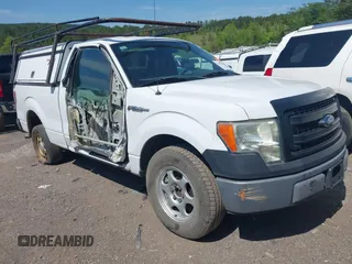 2013 Ford F-150 XL with VIN 1FTMF1CM5DKD84369, listed as a IAAI auction lot 42185654 with Not Provided miles and . Bid and sale history available at carsss.com. Image 1.