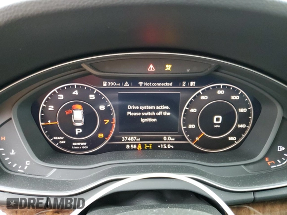 2020 Audi Q5 Prestige with VIN WA1CNAFY2L2116594, listed as a Copart auction lot 60760165 with 37,487 mi miles and Salvage title. Bid and sale history available at DreamBid. Image 9.