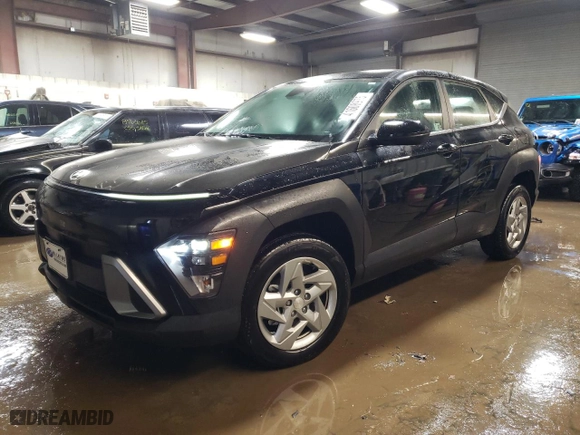 2024 Hyundai Kona SE with VIN KM8HACAB3RU061068, listed as a Copart auction lot 41608975 with 7,412 mi miles and Salvage Title. Bid and sale history available at carsss.com. Image 1.
