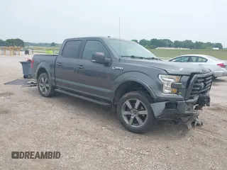 2016 Ford F-150 XLT with VIN 1FTEW1EF3GFC20442, listed as a IAAI auction lot 42487187 with 150,819 mi miles and . Bid and sale history available at DreamBid. Image 1.