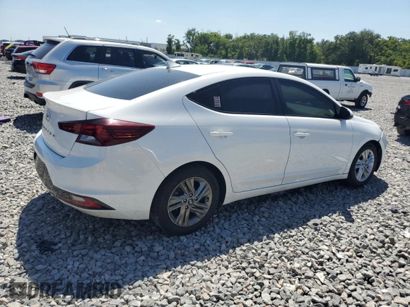 2020 Hyundai Elantra SEL with VIN 5NPD84LF0LH565065, listed as a Copart auction lot 52923165 with 81,485 mi miles and Non Repairable. Bid and sale history available at DreamBid. Image 3.