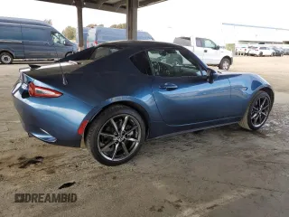 2018 Mazda MX-5 Miata Grand Touring with VIN JM1NDAM78J0203954, listed as a Copart auction lot 51148095 with 36,978 mi miles and Salvage title. Bid and sale history available at DreamBid. Image 3.