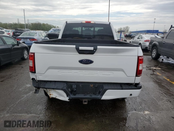 2018 Ford F-150 XL with VIN 1FTFX1E55JFB68361, listed as a Copart auction lot 55599775 with 202,826 mi miles and Clean Title. Bid and sale history available at carsss.com. Image 6.