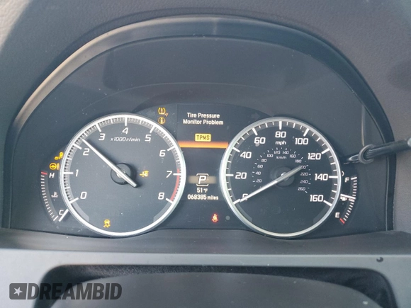 2016 Acura RDX Advance with VIN 5J8TB3H78GL015818, listed as a Copart auction lot 86987064 with 68,385 mi miles and Clean title. Bid and sale history available at DreamBid. Image 9.