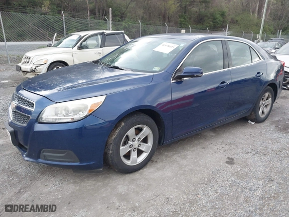 2013 Chevrolet Malibu LT with VIN 1G11C5SA1DU120816, listed as a IAAI auction lot 41978435 with 255,497 mi miles. Bid and sale history available at carsss.com. Image 2.
