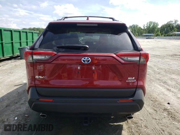 2023 Toyota RAV4 Hybrid XLE Premium with VIN JTMB6RFV2PD541262, listed as a Copart auction lot 60106845 with 32,447 mi miles and Salvage title. Bid and sale history available at DreamBid. Image 6.