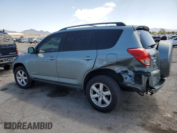 2007 Toyota RAV4 Limited with VIN JTMZK31V775015167, listed as a Copart auction lot 59725095 with 130,205 mi miles and Salvage title. Bid and sale history available at DreamBid. Image 2.
