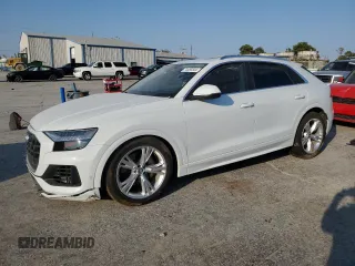 2019 Audi Q8 Prestige z VIN WA1CVBF18KD021940, wystawiony jako Copart lot #74455844 z przebiegiem 66 927 mil mil oraz Szkoda całkowita • Salvage title. Historia ofert i sprzedaży dostępna na DreamBid. Obrazek 1.