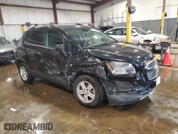 2016 Chevrolet Trax LT with VIN KL7CJPSB2GB653345, listed as a Copart auction lot 55918905 with 64,794 mi miles and Salvage Title. Bid and sale history available at DreamBid. Image 4.