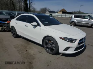 2022 Mercedes-Benz A 220 with VIN W1K3G4FB0NJ362944, listed as a Copart auction lot 49607325 with 5,519 mi miles and Salvage Title. Bid and sale history available at DreamBid. Image 4.