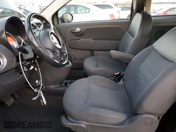 2012 FIAT 500 Pop with VIN 3C3CFFAR4CT277533, listed as a Copart auction lot 44550025 with 122,086 mi miles and Salvage title. Bid and sale history available at DreamBid. Image 7.