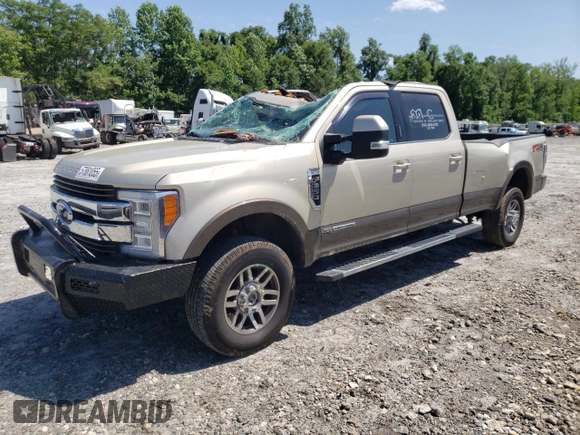 2017 Ford F-350 Platinum with VIN 1FT8W3BT8HEE00252, listed as a Copart auction lot 57881055 with Not provided miles and Non repairable. Bid and sale history available at DreamBid. Image 1.