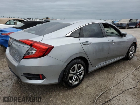 2016 Honda Civic Sedan LX with VIN 19XFC2F55GE078730, listed as a Copart auction lot 74116424 with 117,266 mi miles and Salvage Title. Bid and sale history available at carsss.com. Image 3.