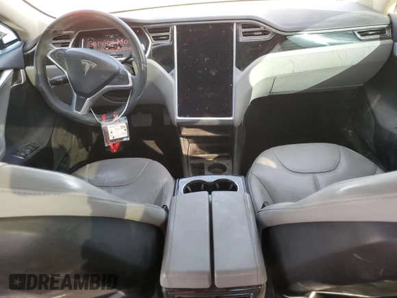 2013 Tesla Model S with VIN 5YJSA1CN9DFP05499, listed as a Copart auction lot 80078144 with 133,763 mi miles and Salvage Title. Bid and sale history available at carsss.com. Image 8.