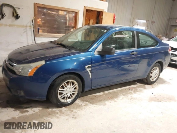 2008 Ford Focus SE with VIN 1FAHP33NX8W242851, listed as a IAAI auction lot 41812413 with 162,547 mi miles. Bid and sale history available at carsss.com. Image 2.