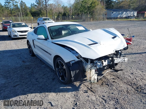 2019 Ford Mustang GT with VIN 1FA6P8CFXK5203249, listed as a IAAI auction lot 41863569 with 86,716 mi miles. Bid and sale history available at carsss.com. Image 1.