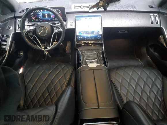 2022 Mercedes-Benz S 580 z VIN W1K6G7GB8NA106385, wystawiony jako Copart lot #52024595 z przebiegiem 75 696 mil mil oraz Szkoda całkowita • Salvage title. Historia ofert i sprzedaży dostępna na DreamBid. Obrazek 8.