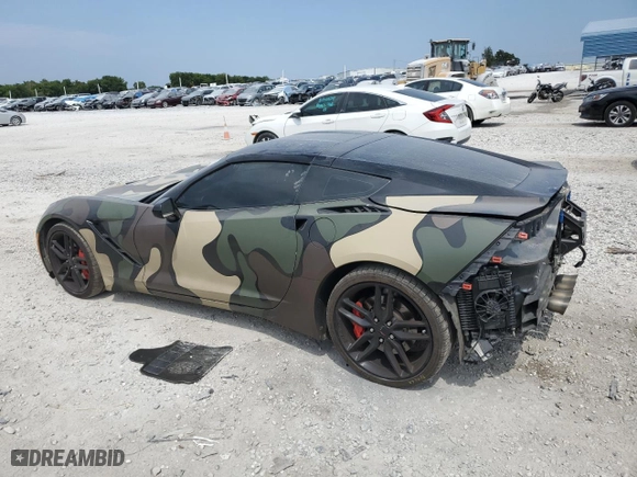 2016 Chevrolet Corvette Z51 2LT with VIN 1G1YK2D75G5108670, listed as a Copart auction lot 66790664 with 95,642 mi miles and Salvage Title. Bid and sale history available at carsss.com. Image 2.