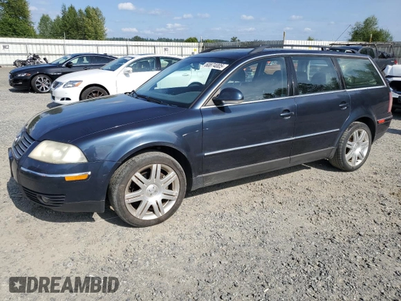 2005 Volkswagen Passat GLS z VIN WVWCE63B95E042241, wystawiony jako Copart lot #60874005 z przebiegiem 197 761 mil mil oraz Szkoda całkowita • Salvage title. Historia ofert i sprzedaży dostępna na DreamBid. Obrazek 1.