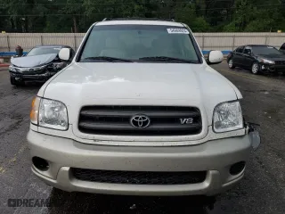 2001 Toyota Sequoia SR5 with VIN 5TDZT34A31S025587, listed as a Copart auction lot 54989924 with 236,607 mi miles and Salvage Title. Bid and sale history available at carsss.com. Image 5.