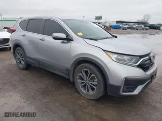 2020 Honda CR-V EX-L with VIN 7FARW1H80LE019499, listed as a IAAI auction lot 41561283 with 58,253 mi miles. Bid and sale history available at carsss.com. Image 1.