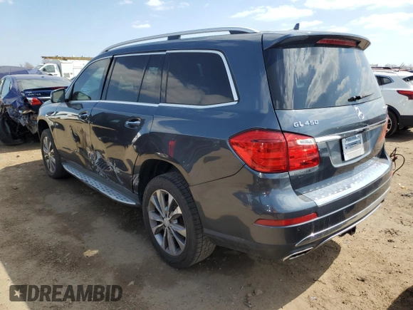 2014 Mercedes-Benz GL 450 with VIN 4JGDF7CEXEA272813, listed as a Copart auction lot 52859635 with 192,094 mi miles and Salvage title. Bid and sale history available at DreamBid. Image 2.