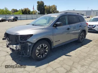 2020 Nissan Pathfinder SV with VIN 5N1DR2BN9LC583968, listed as a Copart auction lot 59009815 with 95,255 mi miles and Salvage title. Bid and sale history available at DreamBid. Image 1.