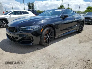 2023 BMW 8 Series 840i with VIN WBAAE2C03PCM08947, listed as a Copart auction lot 60351064 with 13,526 mi miles and Salvage Title. Bid and sale history available at carsss.com. Image 1.