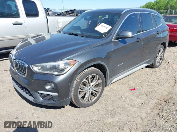 2017 BMW X1 xDrive28i with VIN WBXHT3C31H5F80056, listed as a IAAI auction lot 42049925 with 64,471 mi miles and . Bid and sale history available at DreamBid. Image 18.